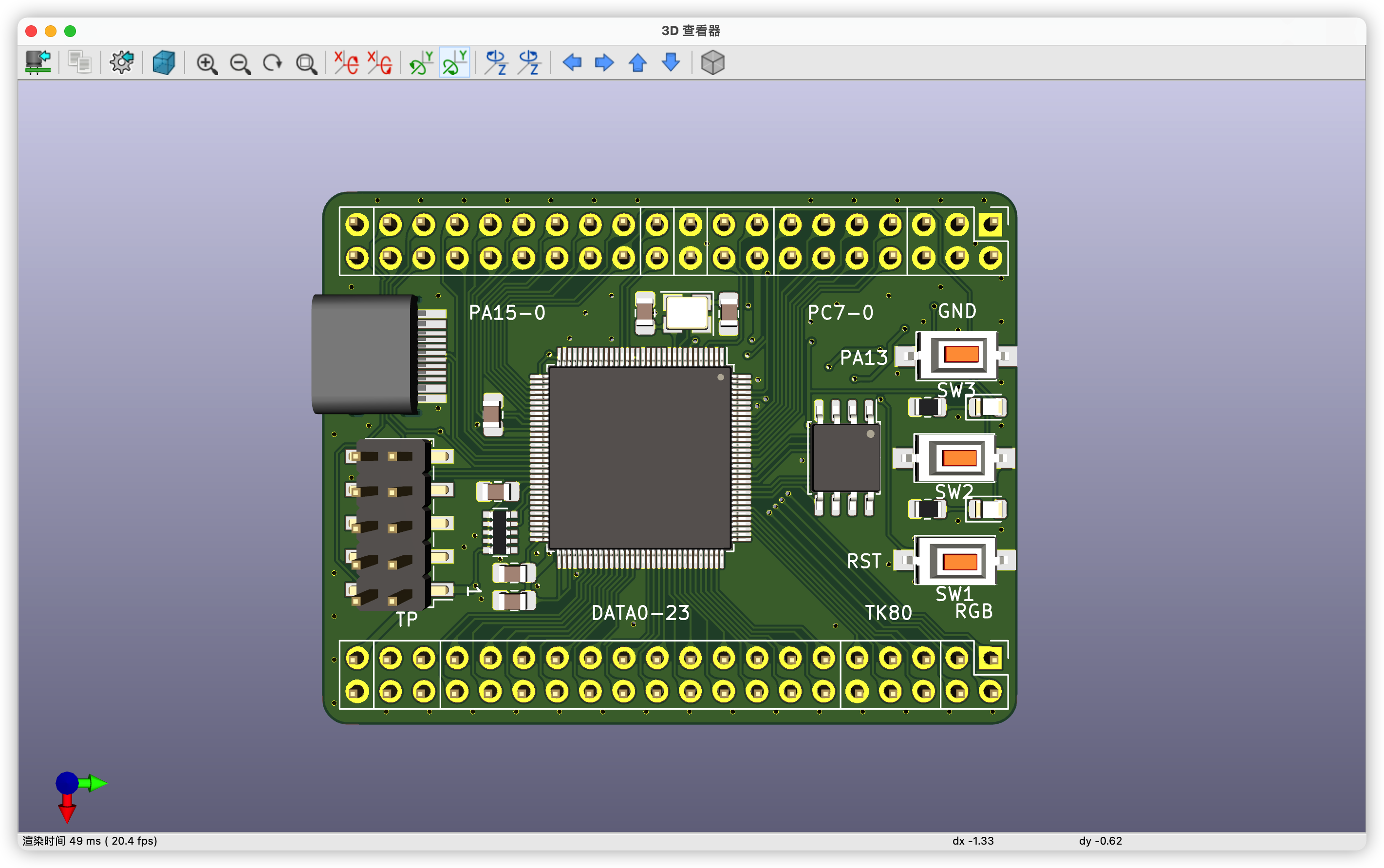 kicad 3d
